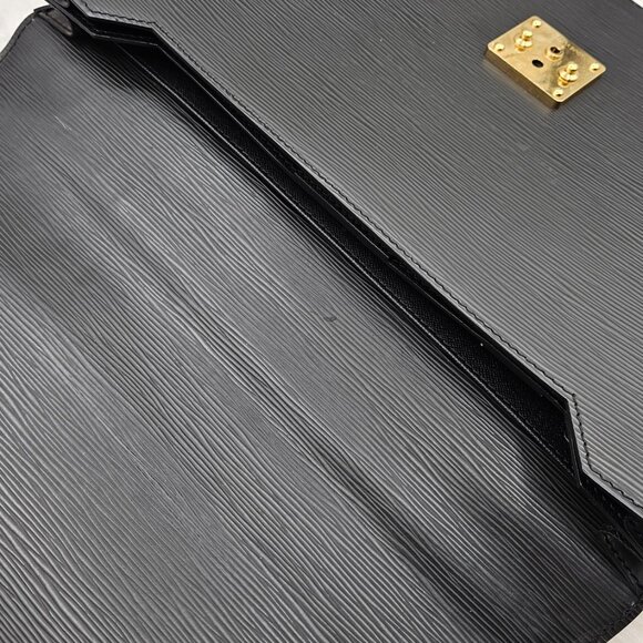 Louis Vuitton Black Epi Briefcase - Picture 7 of 17